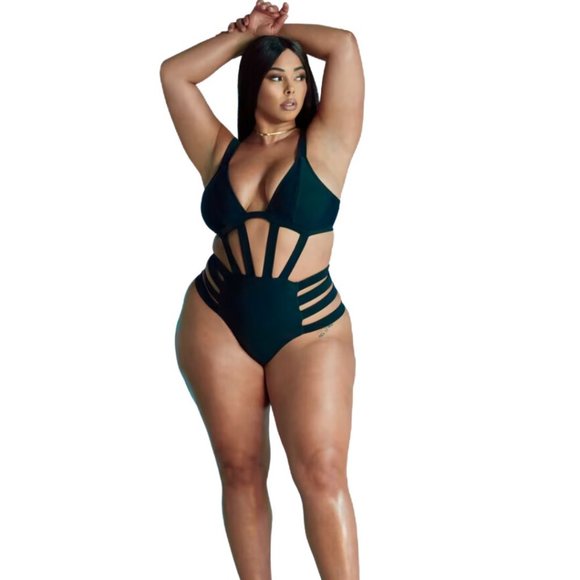 Fashion to Figure Other - Tabria Majors X FTF caged Onepiece - 2X